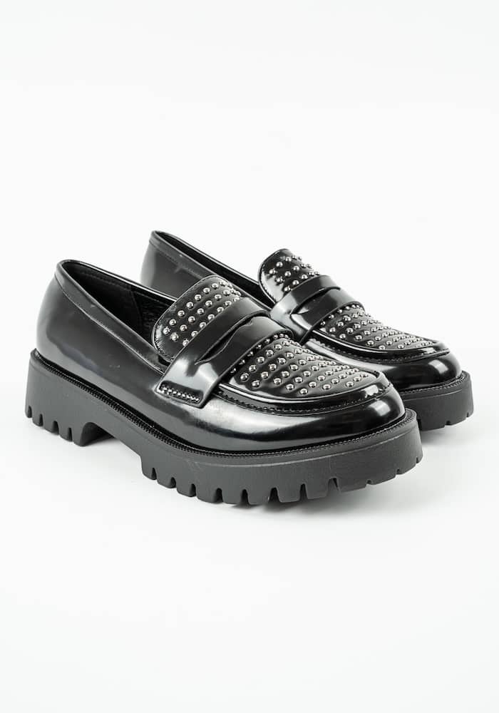 Γυναικείο Loafer Μαυρο Δερματίνη κωδ:626