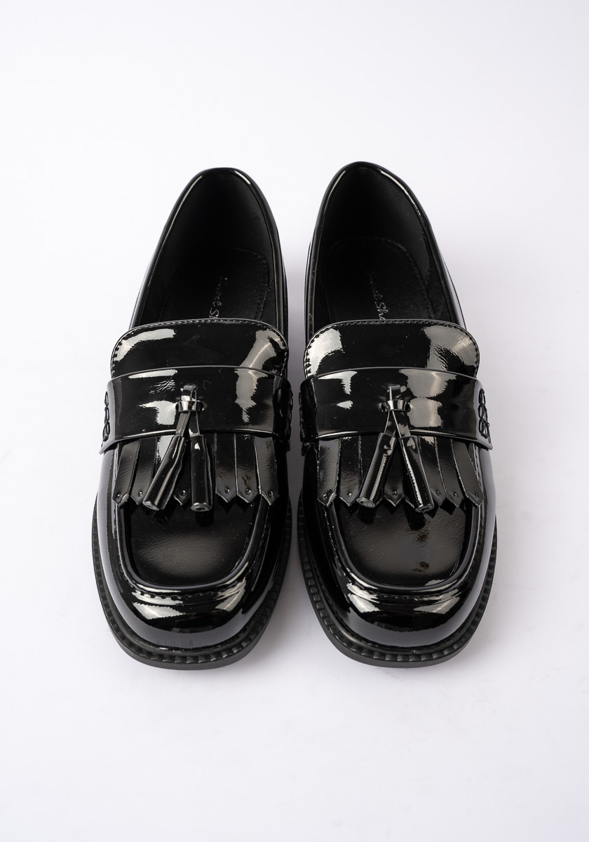 Γυναικείο Loafer Μαυρο Δερματίνη κωδ:9706