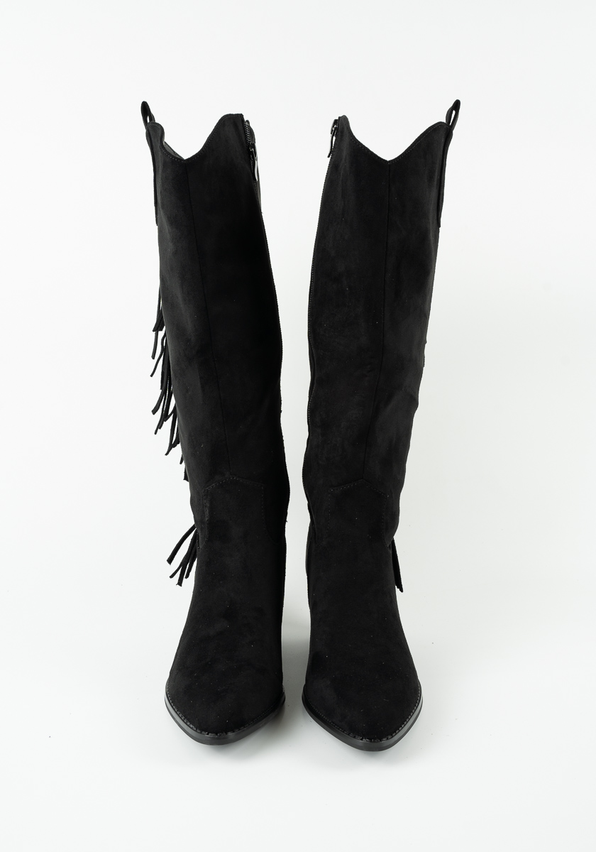 Γυναικεία Μποτα Μαυρη Suede κωδ:A-117