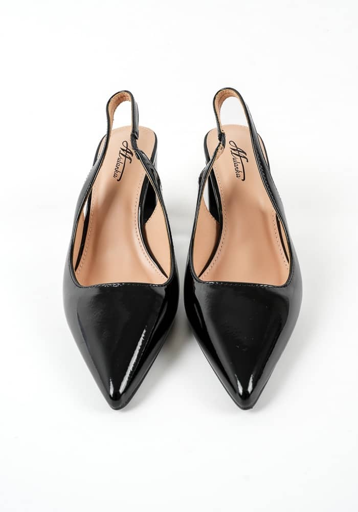 Γυναικεία Γόβα Μαυρη Δερματινη κωδ:CIC-372