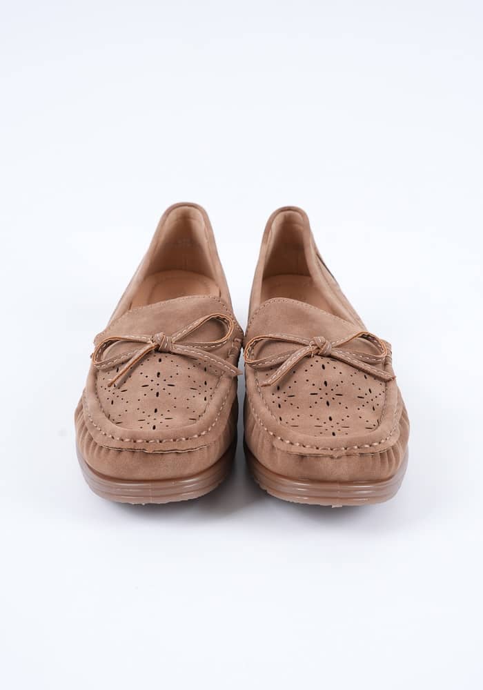 Γυναικείο Μοκασινι Καφε Suede κωδ:Z7-CC7891-03