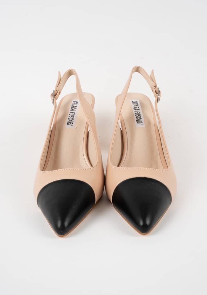 Γυναικεία Γόβα Μπεζ Δερματινη κωδ:BYJL-025