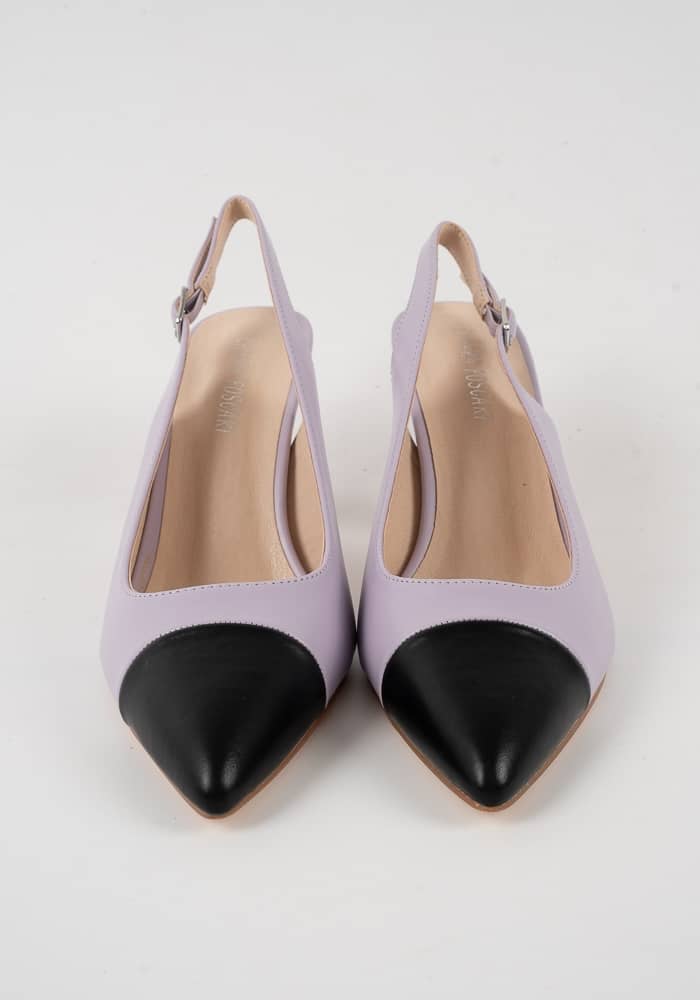 Γυναικεία Γόβα Μωβ Δερματινη κωδ:BYJL-025