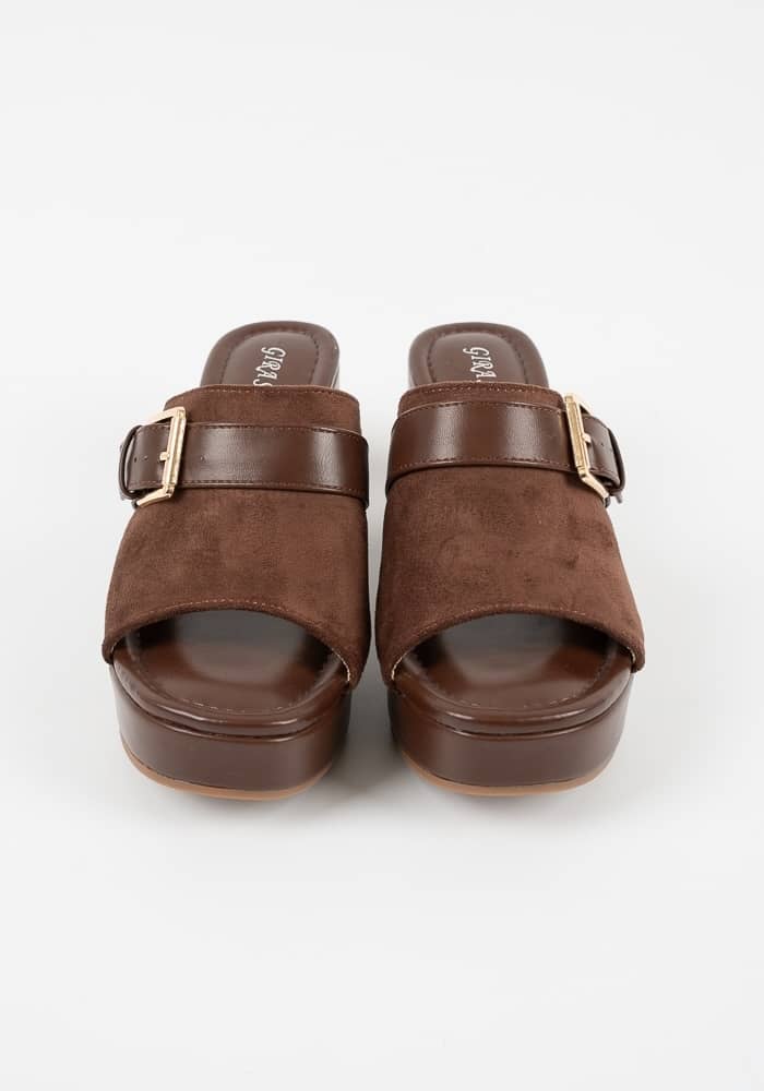 Γυναικείο Clogs Καφέ κωδ:K-602