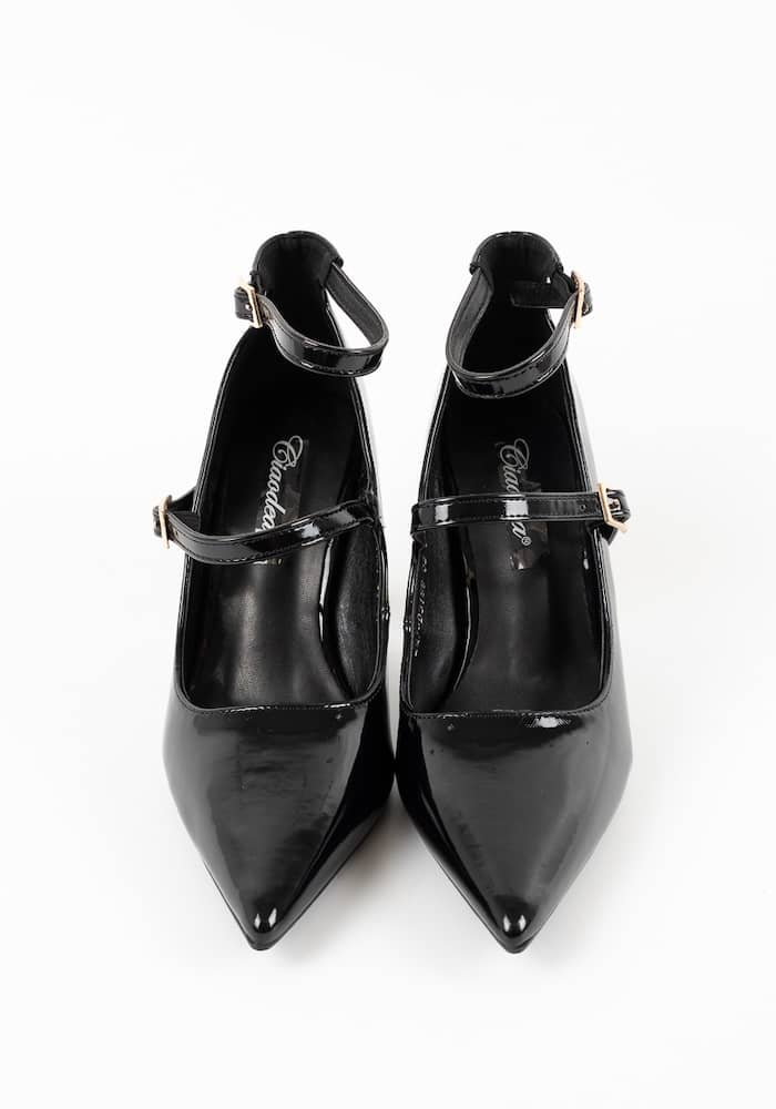 Γυναικεία Γόβα Μαυρη Δερματινη κωδ:2M7-D3139-03