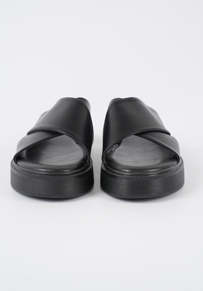 Γυναικειο Flatform Μαυρο Δερματινη κωδ:AD8B-P25039-07