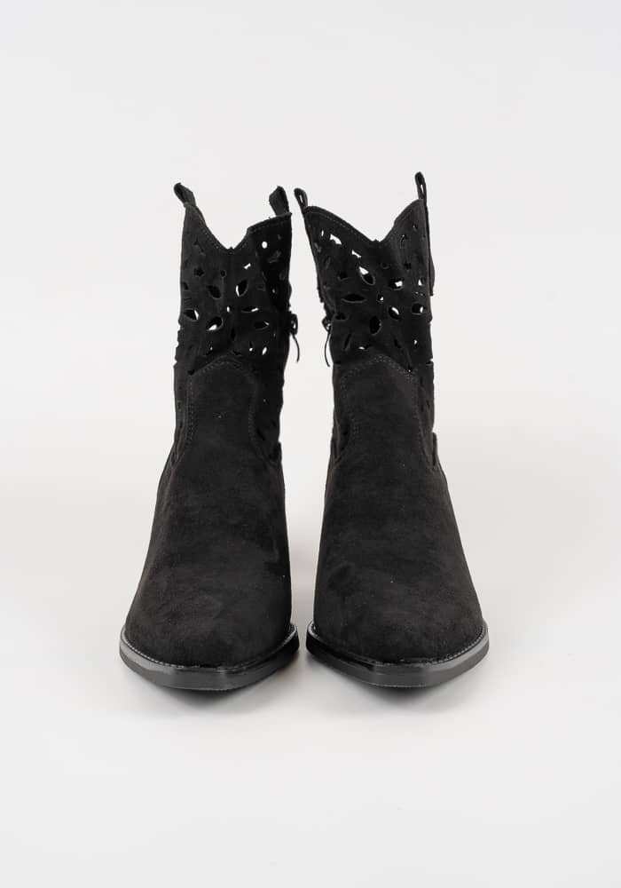 Γυναικείο Μποτακι Μαυρο Suede κωδ:DES8092