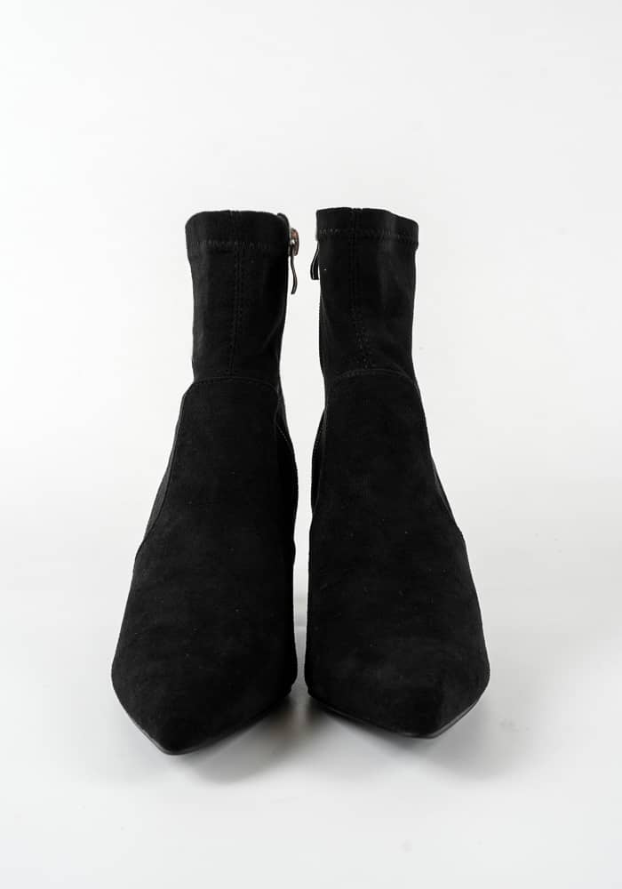 Γυναικείο Μποτακι Μαυρο Suede κωδ:588-37