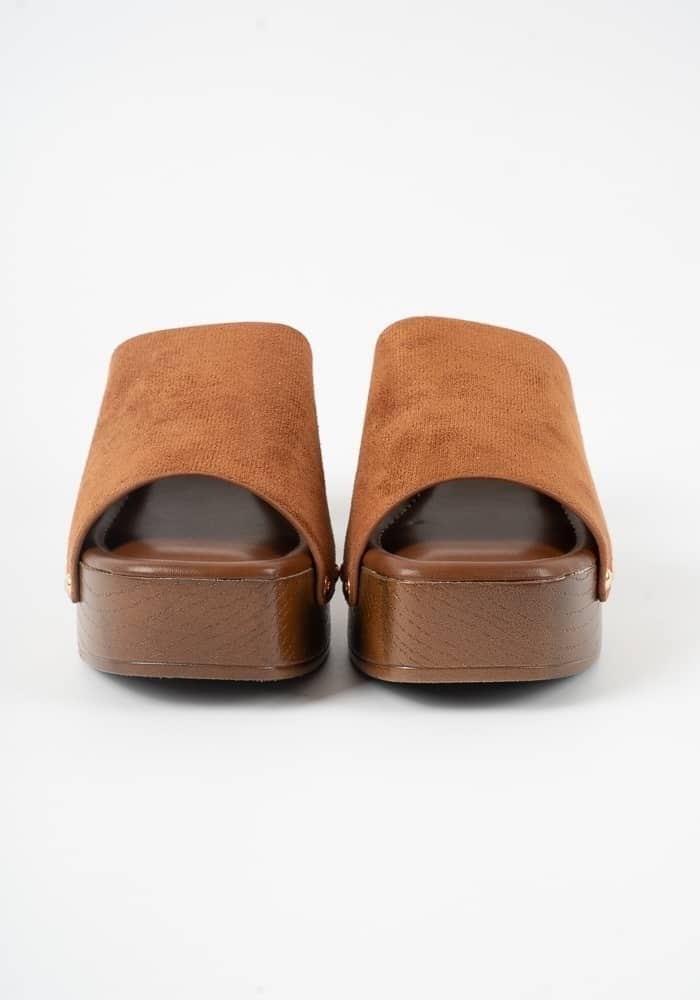 Γυναικείο Clogs Κάμελ κωδ:FH-075
