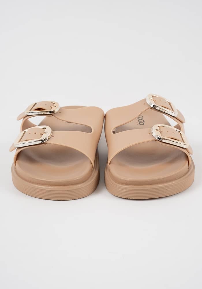 Γυναικειο Flatform Χακι Δερματινη κωδ:L7-103