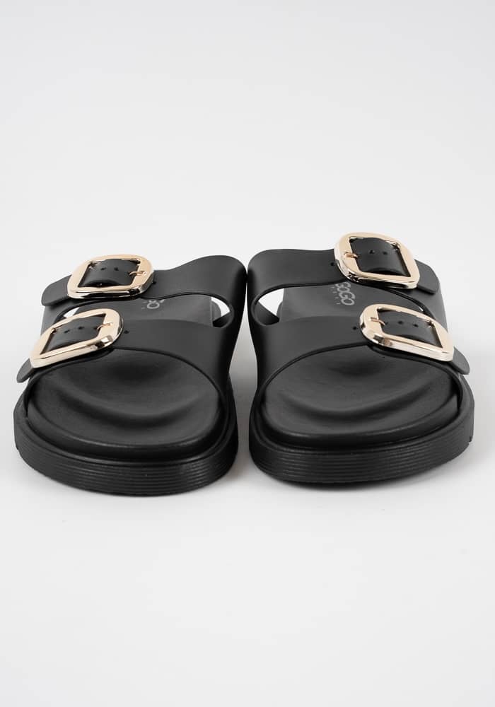 Γυναικειο Flatform Μαυρο Δερματινη κωδ:L7-103