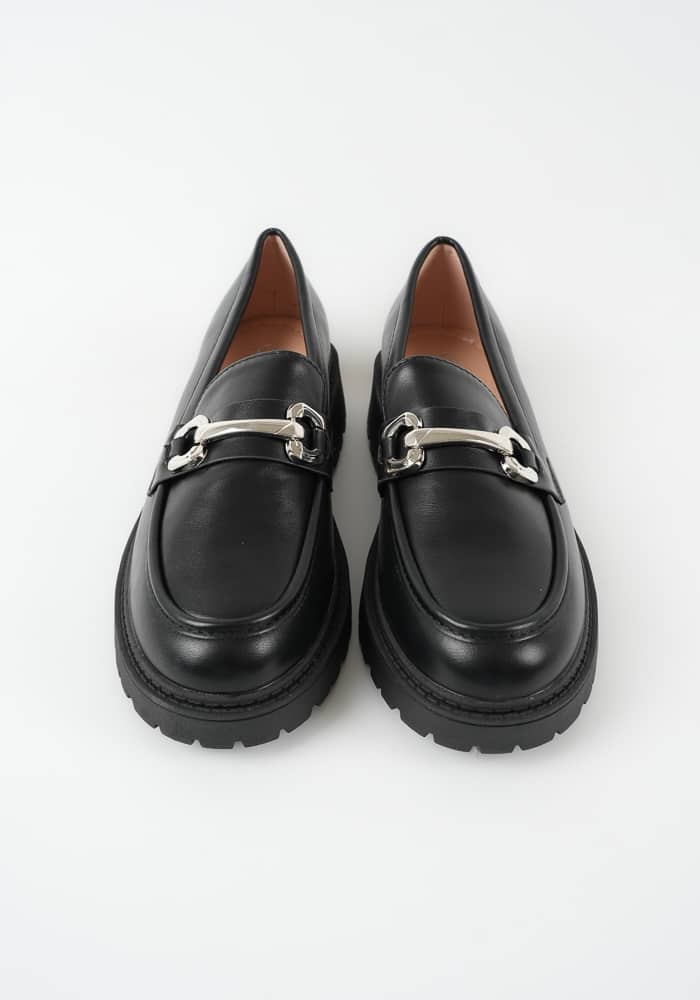 Γυναικείο Loafer Μαυρο Δερματίνη κωδ:G50-68