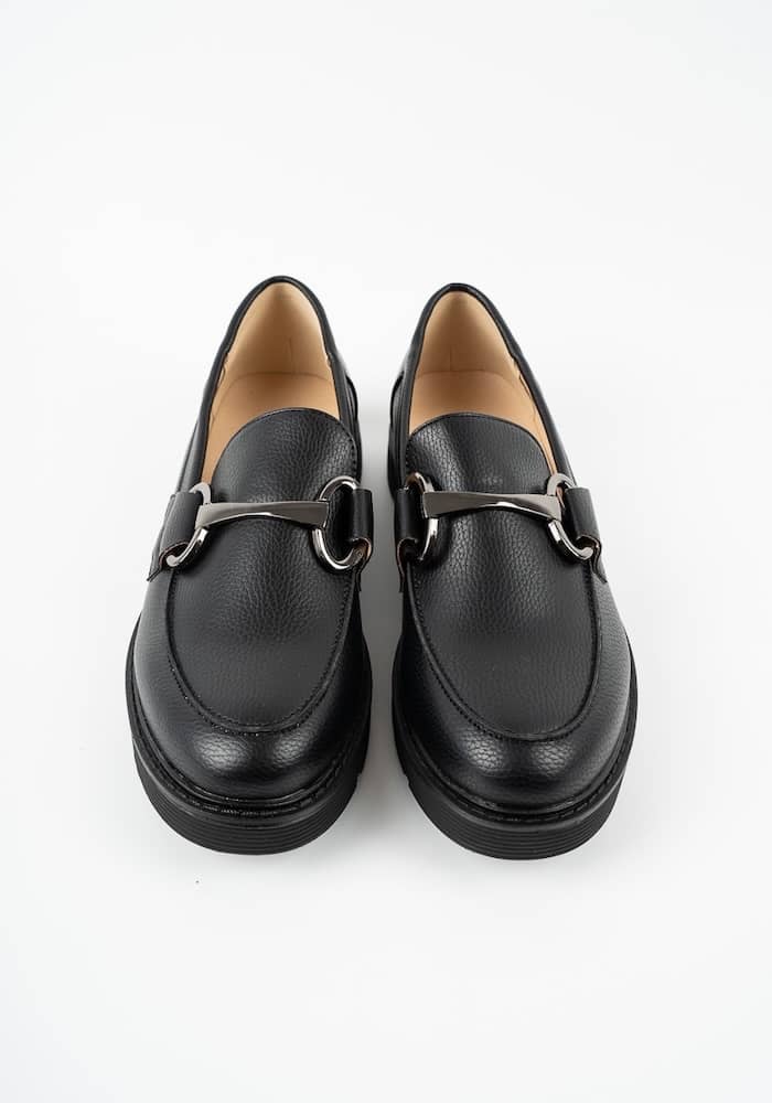 Γυναικείο Loafer Μαυρο Δερματίνη κωδ:H3W2021-1