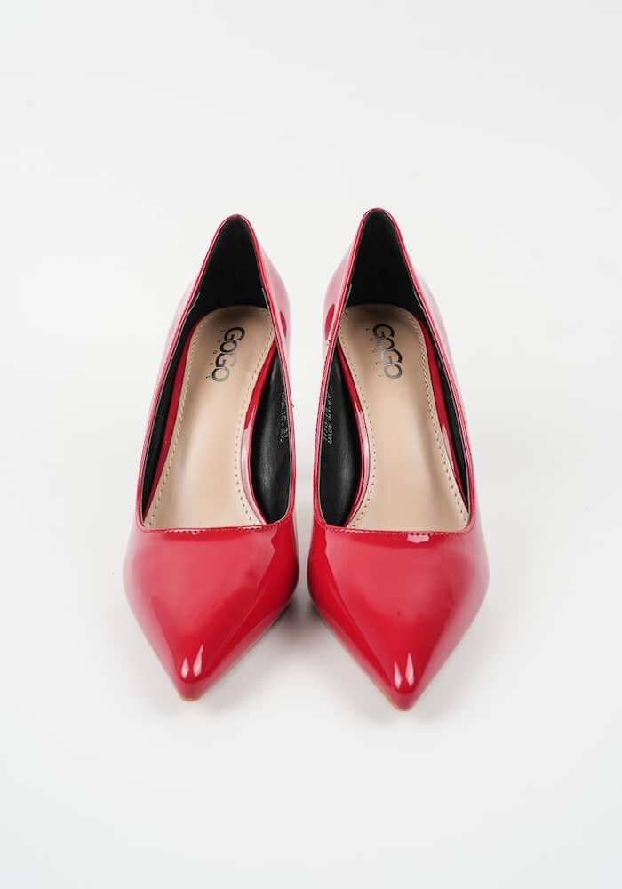 Γυναικεία Γόβα Κοκκινο Δερματινη κωδ:H70-18