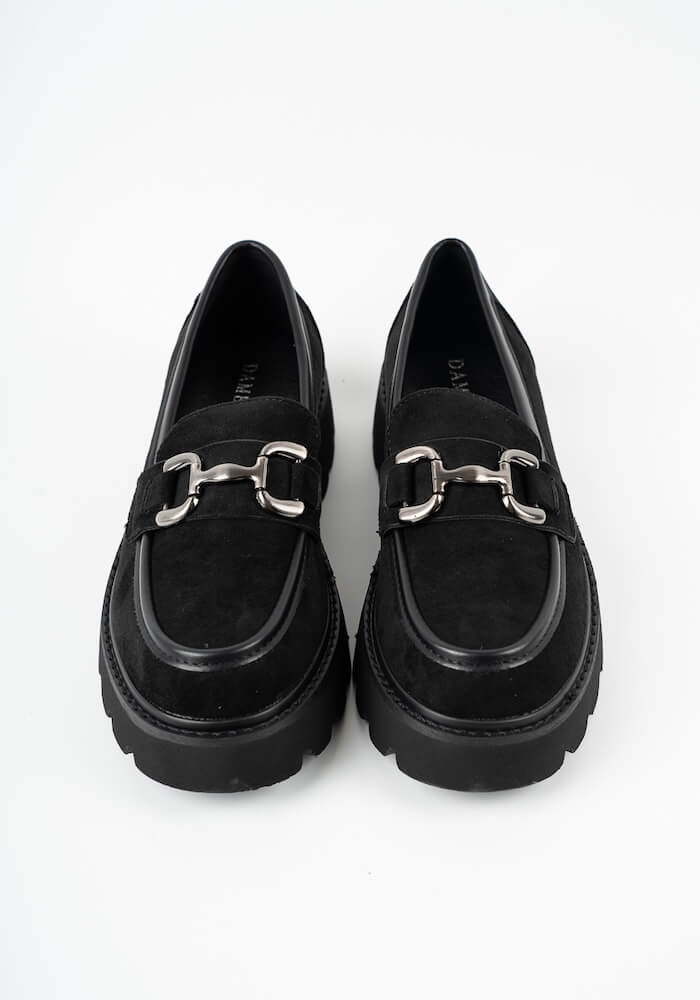 Γυναικείο Loafer Μαυρο Δερματίνη κωδ:MF11