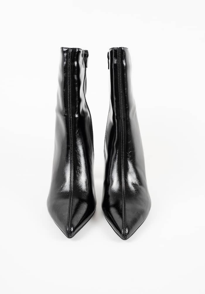 Γυναικείο Μποτάκι με τακούνι Μαυρο κωδ:QT07-93