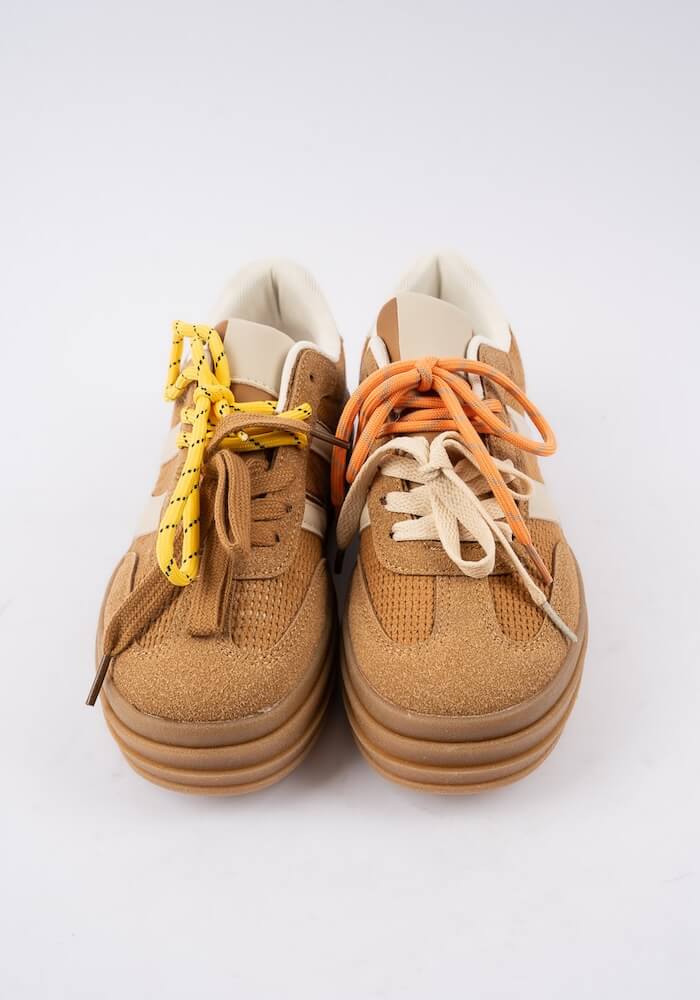 Γυναικείο Αθλητικό Παπούτσι Καμελ κωδ:RA2159