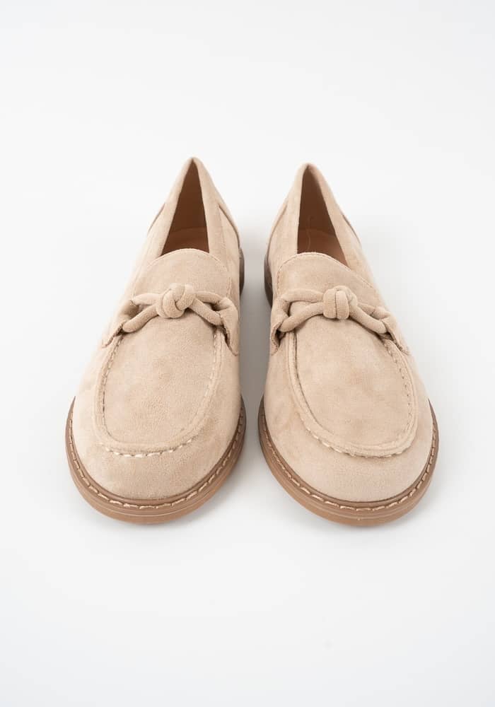 Γυναικείο Μοκασινι Μπεζ Suede κωδ:VB67323