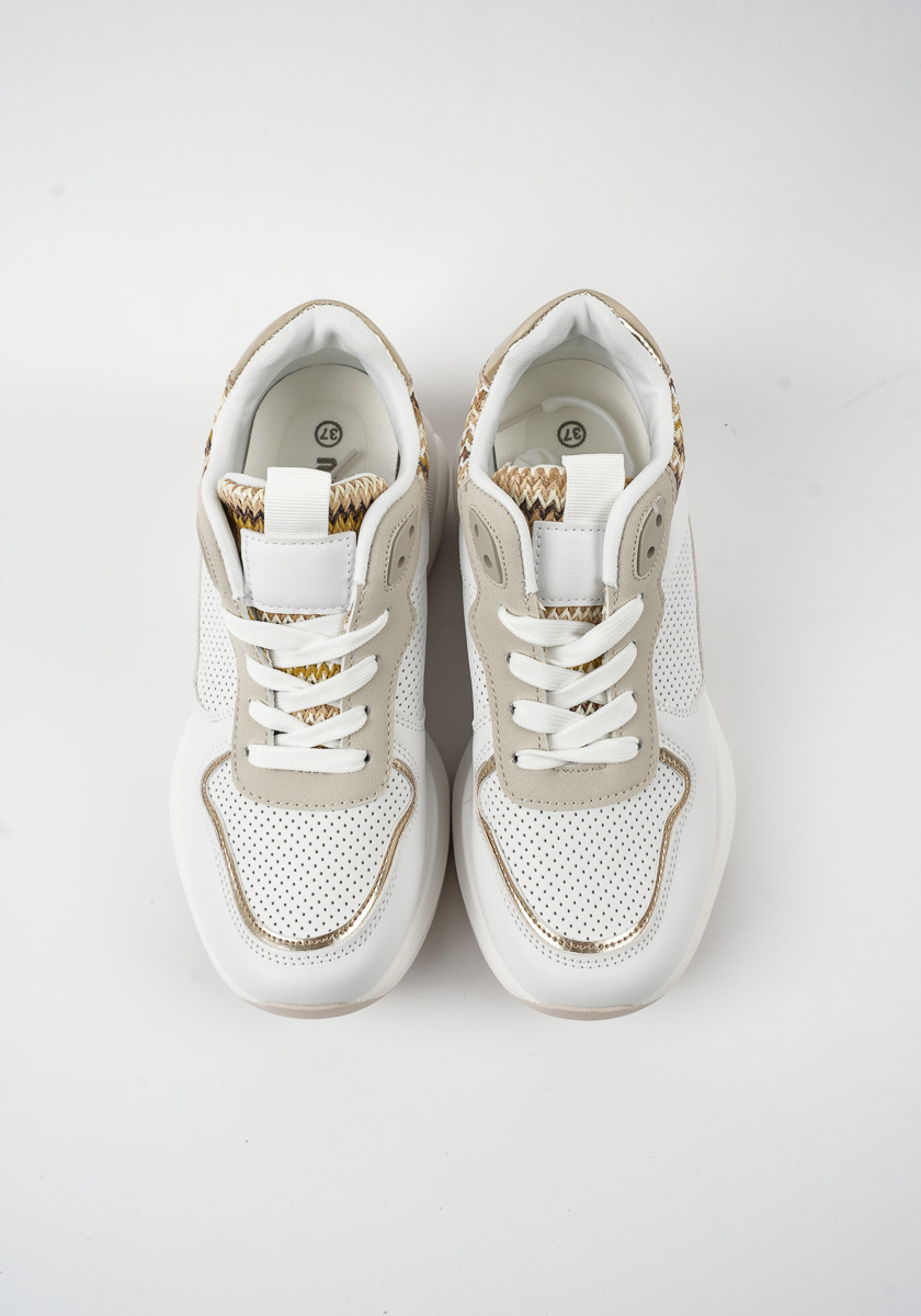 Γυναικείο Αθλητικό Παπούτσι Ασπρο κωδ:W33578-2